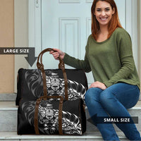 New Zealand Lawn Bowls Travel Bag Black Maori Warrior Tribal Silver Fern LT9 - Polynesian Pride