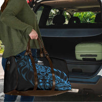 New Zealand Lawn Bowls Travel Bag Blue Maori Warrior Tribal Silver Fern LT9 - Polynesian Pride