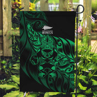 New Zealand Lawn Bowls Garden Flag Green Maori Warrior Tribal Silver Fern LT9 Garden Flag Green - Polynesian Pride
