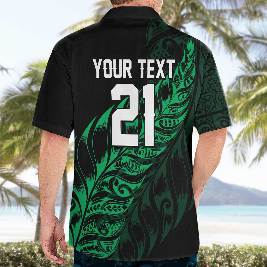 New Zealand Lawn Bowls Custom Hawaiian Shirt Green Maori Warrior Tribal Silver Fern LT9 - Polynesian Pride