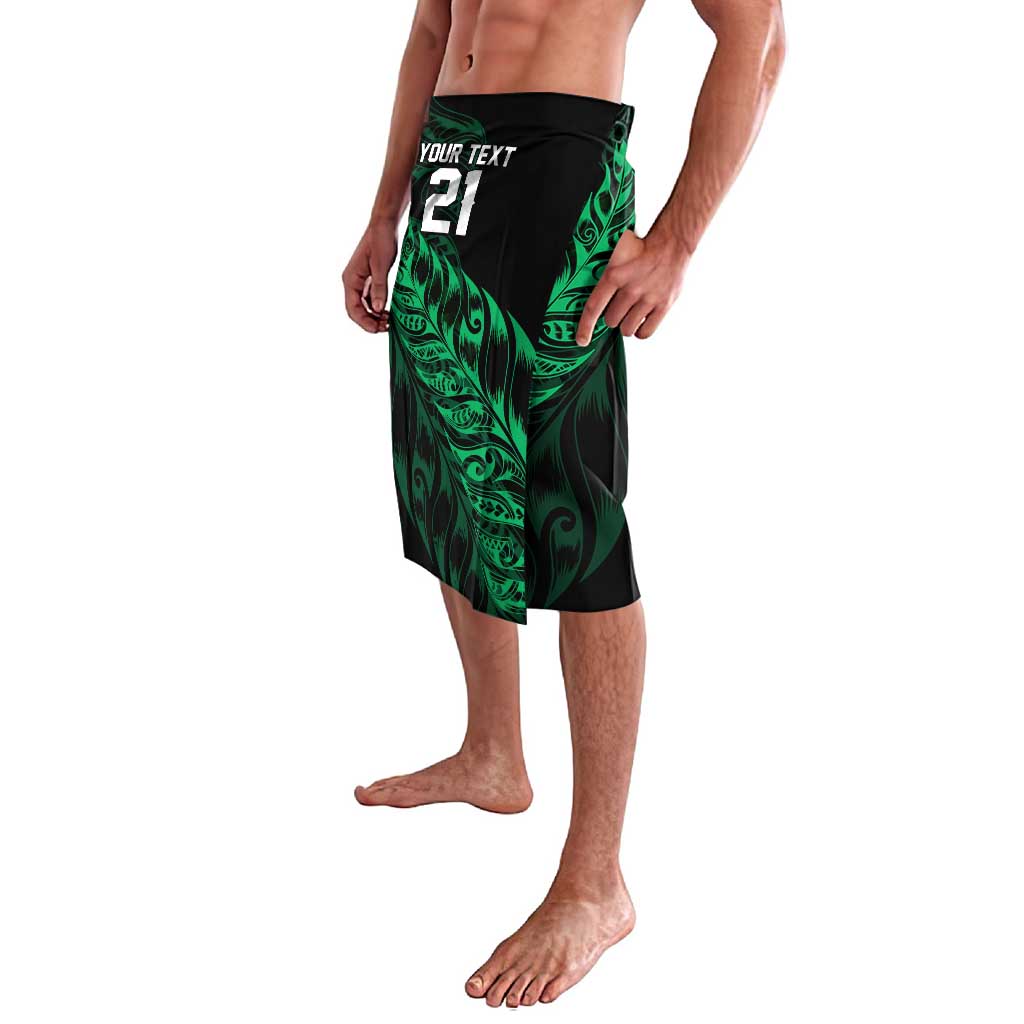 New Zealand Lawn Bowls Custom Lavalava Green Maori Warrior Tribal Silver Fern LT9 - Polynesian Pride