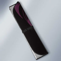 New Zealand Lawn Bowls Auto Sun Shade Pink Maori Warrior Tribal Silver Fern LT9 - Polynesian Pride