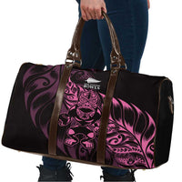 New Zealand Lawn Bowls Travel Bag Pink Maori Warrior Tribal Silver Fern LT9 - Polynesian Pride