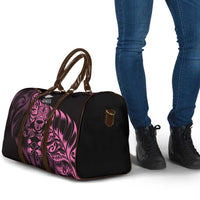 New Zealand Lawn Bowls Travel Bag Pink Maori Warrior Tribal Silver Fern LT9 - Polynesian Pride