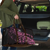 New Zealand Lawn Bowls Travel Bag Pink Maori Warrior Tribal Silver Fern LT9 - Polynesian Pride