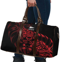 New Zealand Lawn Bowls Travel Bag Red Maori Warrior Tribal Silver Fern LT9 - Polynesian Pride