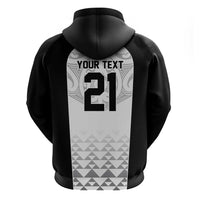World Football 2026 New Zealand Custom Hoodie All White Fern Maori Tribal LT9 - Polynesian Pride