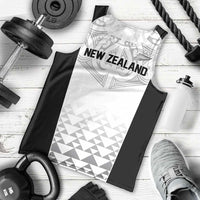 World Football 2026 New Zealand Custom Men Tank Top All White Fern Maori Tribal LT9 - Polynesian Pride