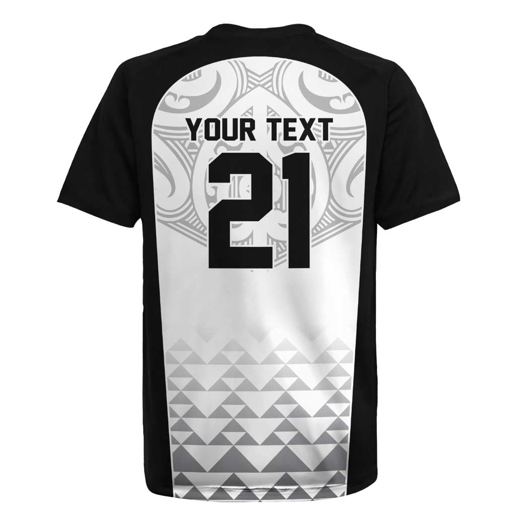 World Football 2026 New Zealand Custom Rugby Jersey All White Fern Maori Tribal LT9 - Polynesian Pride