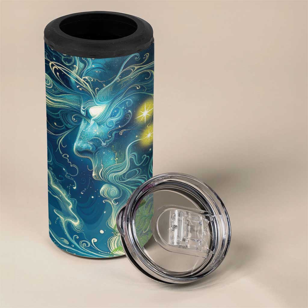 New Zealand Matariki Waipuna-a-rangi 4 in 1 Can Cooler Tumbler He Roimata o Rangi LT9 - Polynesian Pride