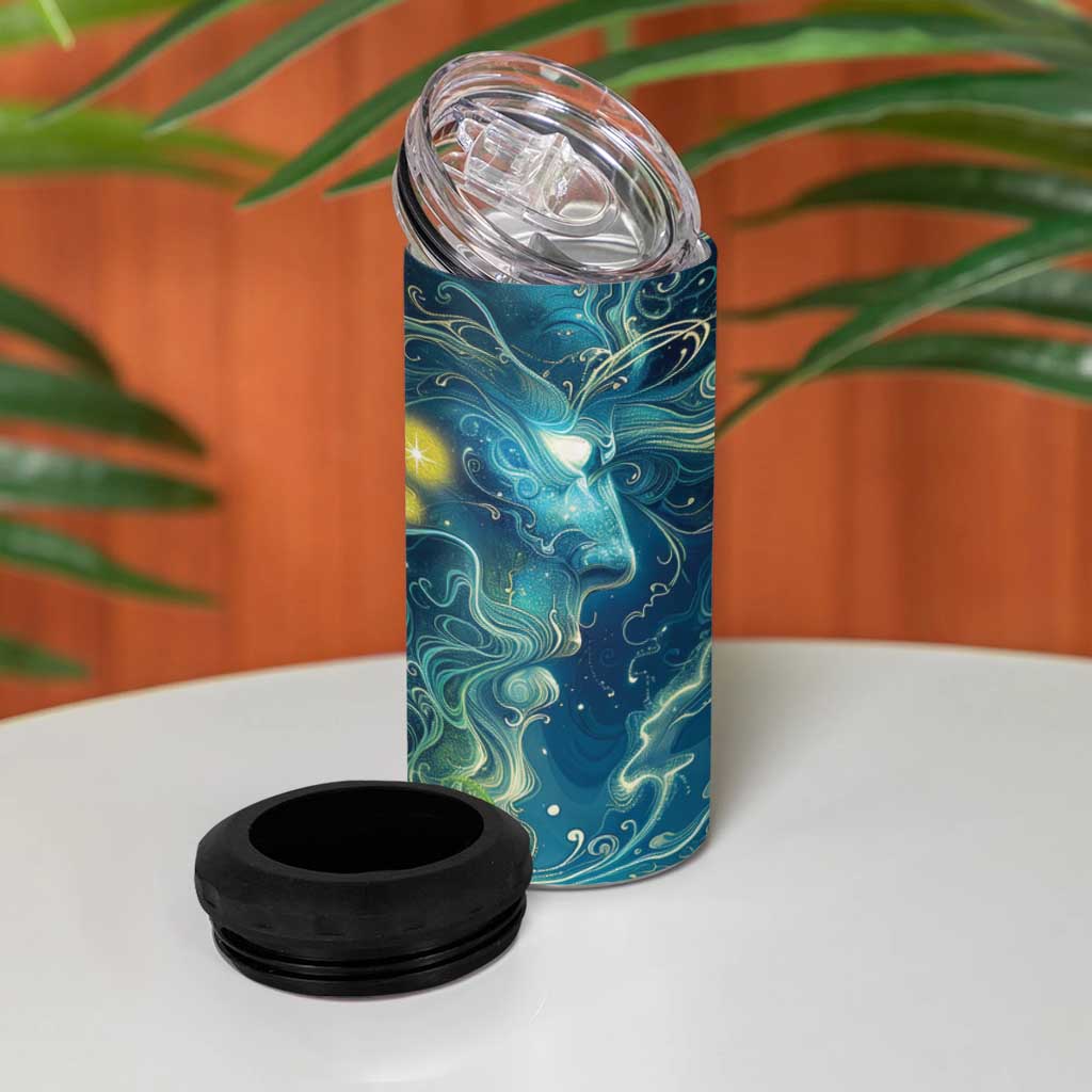 New Zealand Matariki Waipuna-a-rangi 4 in 1 Can Cooler Tumbler He Roimata o Rangi LT9 - Polynesian Pride
