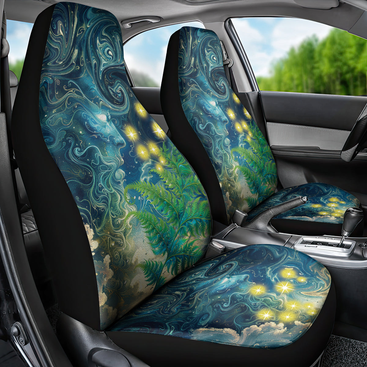 New Zealand Matariki Waipuna-a-rangi Car Seat Cover He Roimata o Rangi LT9 - Polynesian Pride