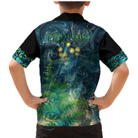 New Zealand Matariki Waipuna-a-rangi Family Matching Mermaid Dress and Hawaiian Shirt He Roimata o Rangi LT9 - Polynesian Pride