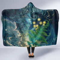 New Zealand Matariki Waipuna-a-rangi Hooded Blanket He Roimata o Rangi
