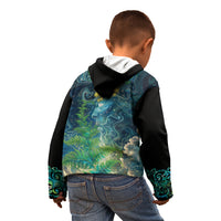 New Zealand Matariki Waipuna-a-rangi Kid Hoodie He Roimata o Rangi LT9 - Polynesian Pride
