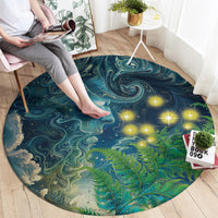 New Zealand Matariki Waipuna-a-rangi Round Carpet He Roimata o Rangi LT9 - Polynesian Pride