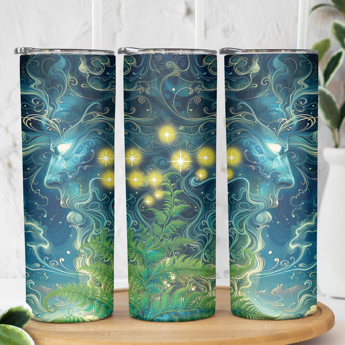 New Zealand Matariki Waipuna-a-rangi Skinny Tumbler He Roimata o Rangi LT9 - Polynesian Pride