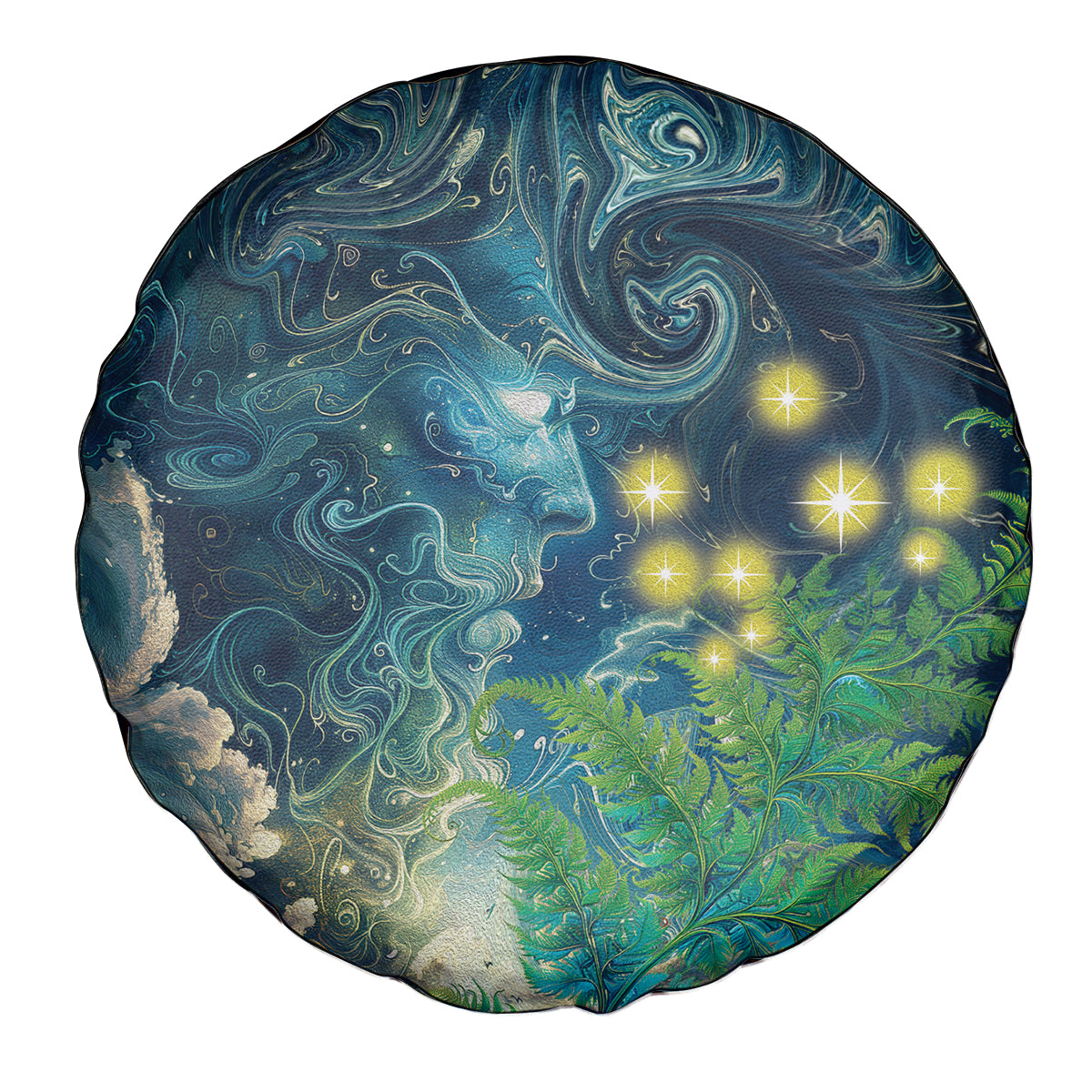 New Zealand Matariki Waipuna-a-rangi Spare Tire Cover He Roimata o Rangi LT9 - Polynesian Pride