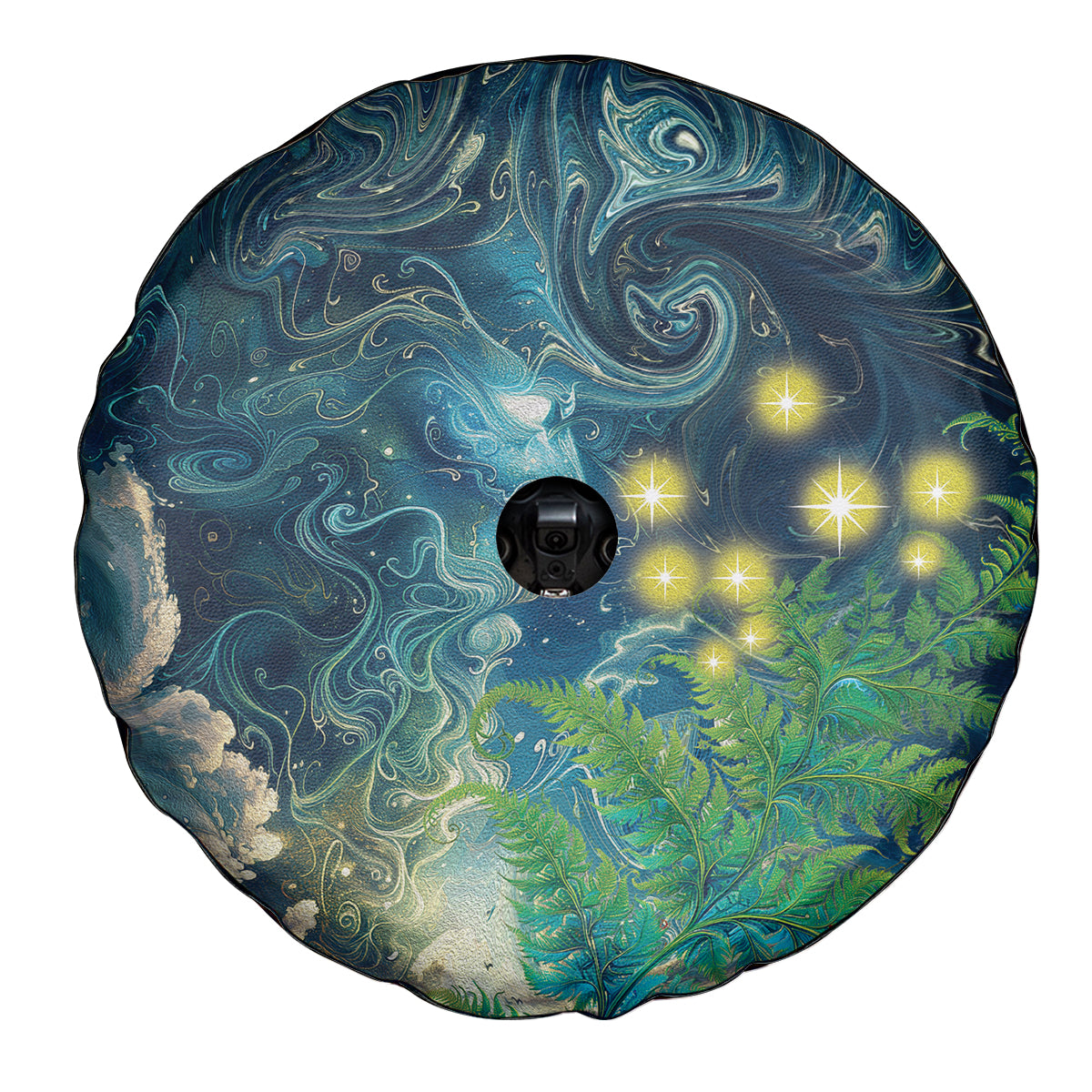 New Zealand Matariki Waipuna-a-rangi Spare Tire Cover He Roimata o Rangi LT9 - Polynesian Pride