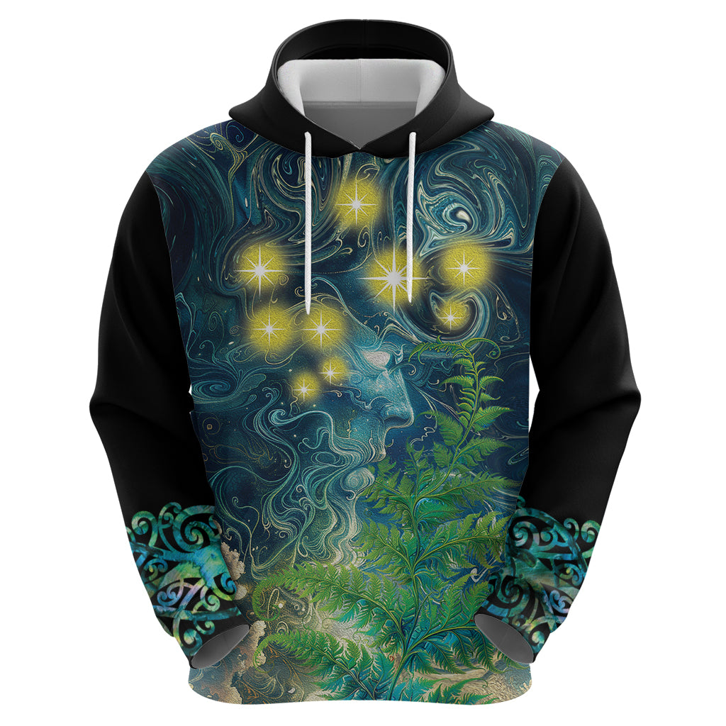 New Zealand Matariki Waipuna-a-rangi Zip Hoodie He Roimata o Rangi LT9 - Polynesian Pride
