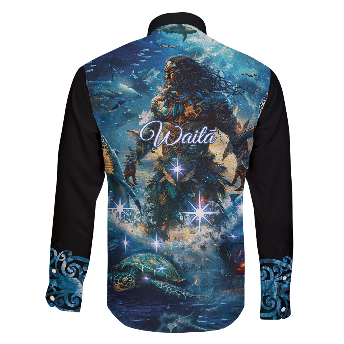 New Zealand Matariki Waita Family Matching Mermaid Dress and Hawaiian Shirt The Way Of The Water LT9 - Polynesian Pride