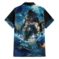New Zealand Matariki Waita Family Matching Off Shoulder Short Dress and Hawaiian Shirt The Way Of The Water LT9 - Polynesian Pride