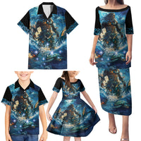 New Zealand Matariki Waita Family Matching Puletasi and Hawaiian Shirt The Way Of The Water LT9 - Polynesian Pride