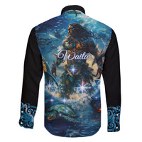 New Zealand Matariki Waita Family Matching Short Sleeve Bodycon Dress and Hawaiian Shirt The Way Of The Water LT9 - Polynesian Pride