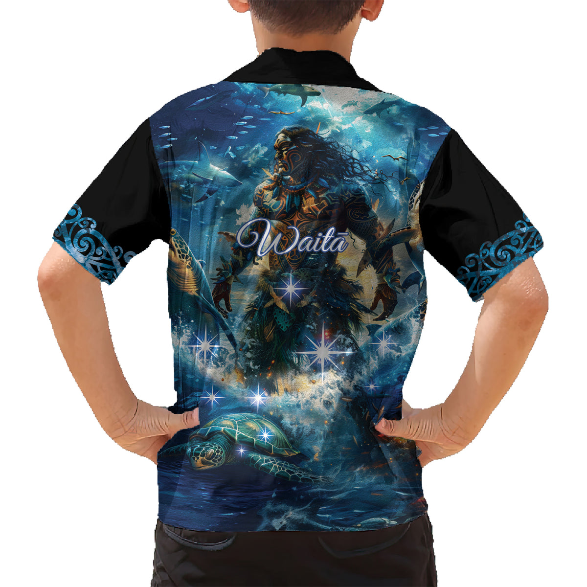 New Zealand Matariki Waita Kid Hawaiian Shirt The Way Of The Water LT9 - Polynesian Pride