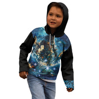 New Zealand Matariki Waita Kid Hoodie The Way Of The Water LT9 - Polynesian Pride
