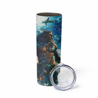 New Zealand Matariki Waita Skinny Tumbler The Way Of The Water LT9 - Polynesian Pride