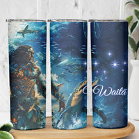 New Zealand Matariki Waita Skinny Tumbler The Way Of The Water LT9 - Polynesian Pride