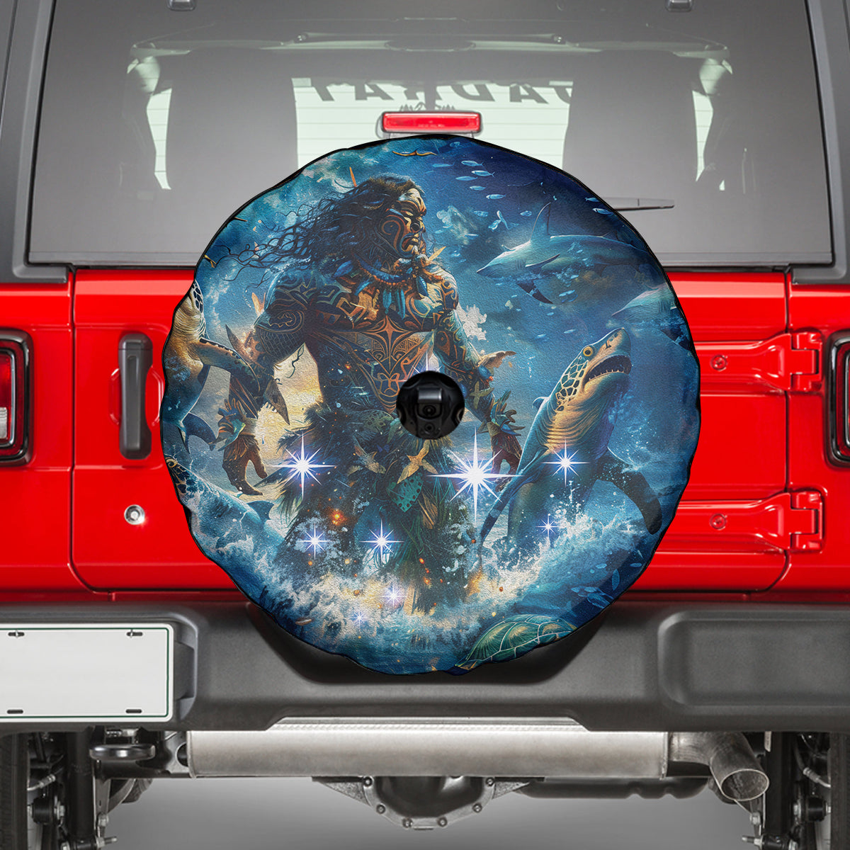New Zealand Matariki Waita Spare Tire Cover The Way Of The Water LT9 - Polynesian Pride