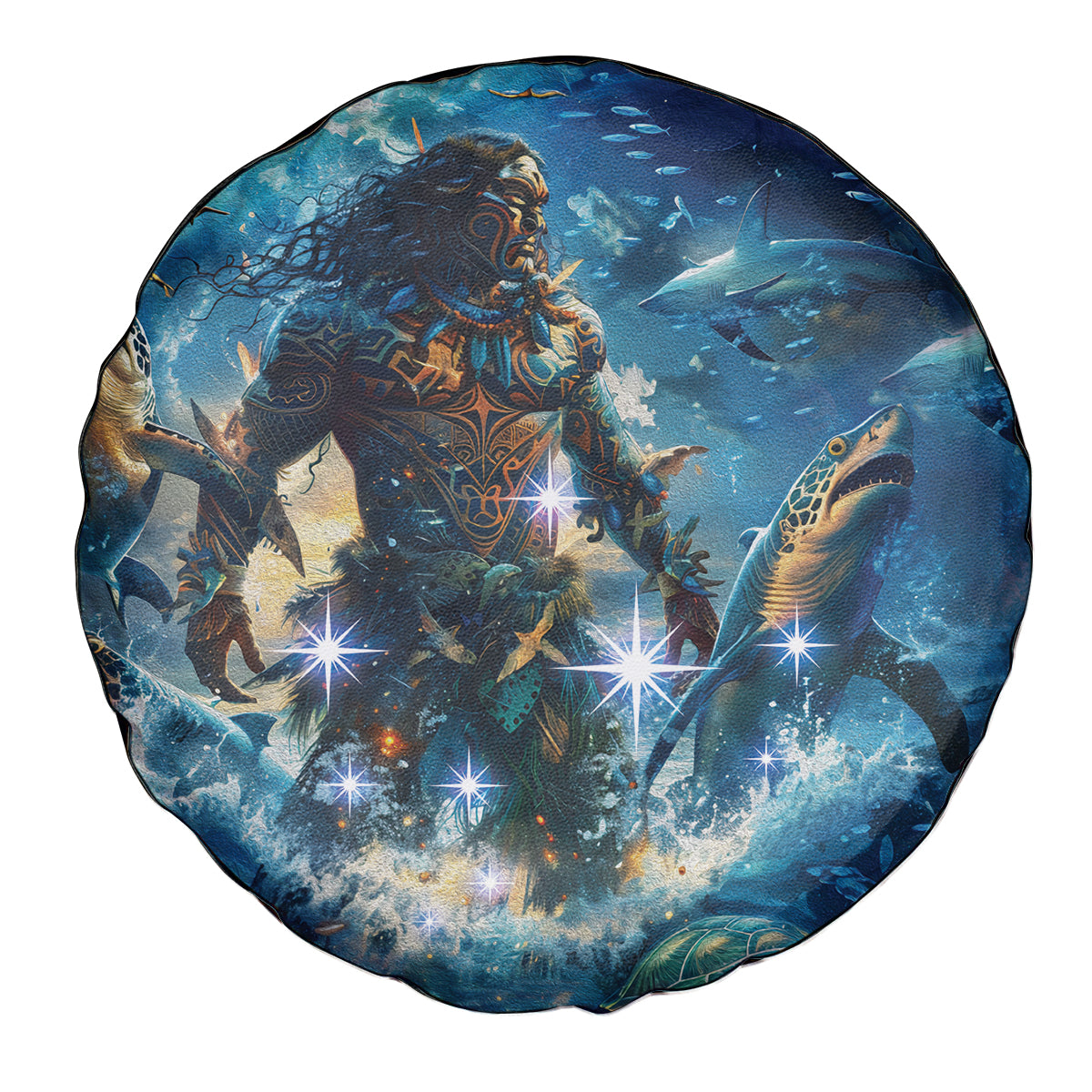 New Zealand Matariki Waita Spare Tire Cover The Way Of The Water LT9 - Polynesian Pride