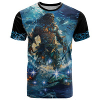 New Zealand Matariki Waita T Shirt The Way Of The Water LT9 Black - Polynesian Pride