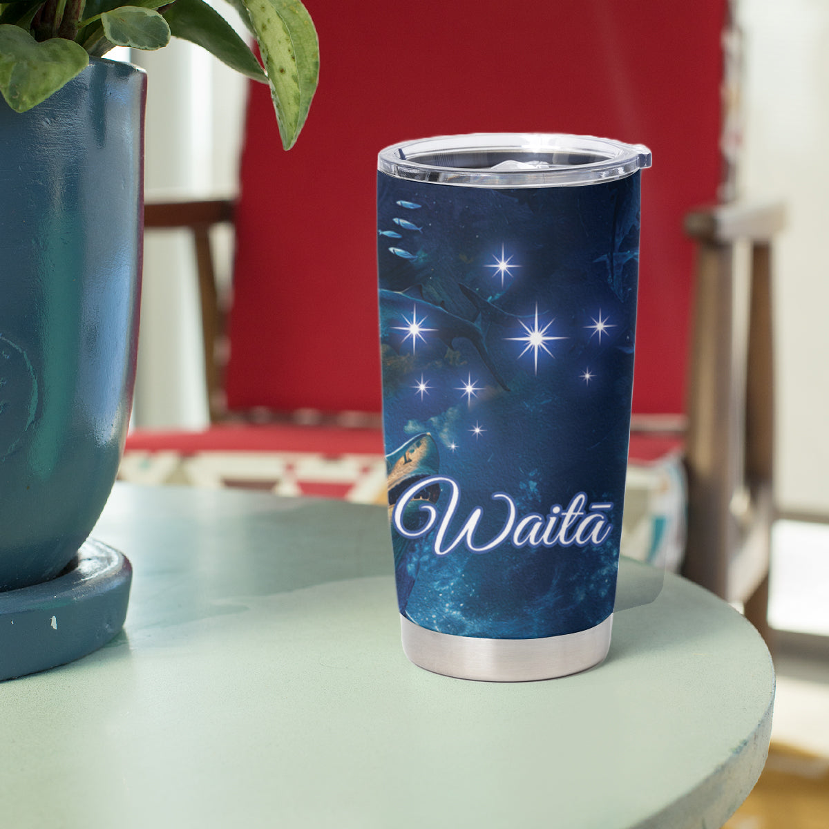 New Zealand Matariki Waita Tumbler Cup The Way Of The Water LT9 - Polynesian Pride