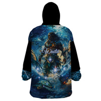 New Zealand Matariki Waita Wearable Blanket Hoodie The Way Of The Water LT9 - Polynesian Pride