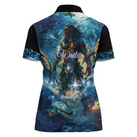 New Zealand Matariki Waita Women Polo Shirt The Way Of The Water