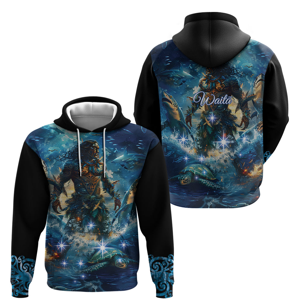 New Zealand Matariki Waita Zip Hoodie The Way Of The Water LT9 - Polynesian Pride