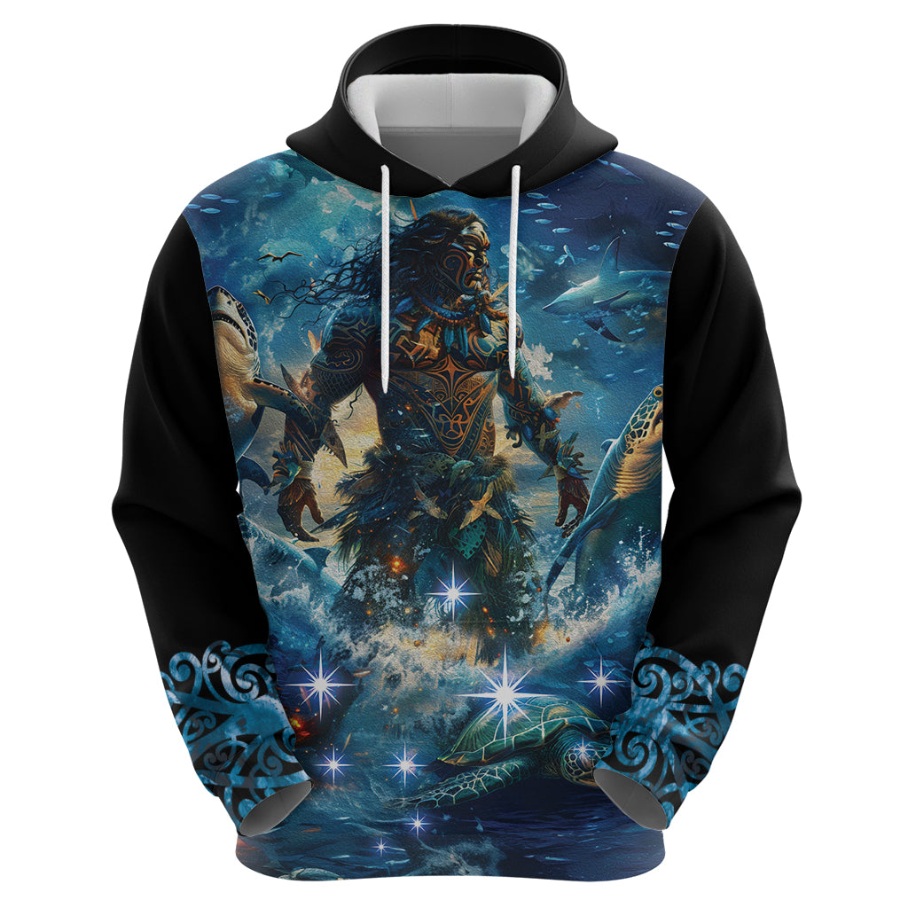 New Zealand Matariki Waita Zip Hoodie The Way Of The Water LT9 - Polynesian Pride