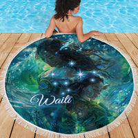New Zealand Matariki Waiti Beach Blanket The Beginnings Of Life LT9 - Polynesian Pride