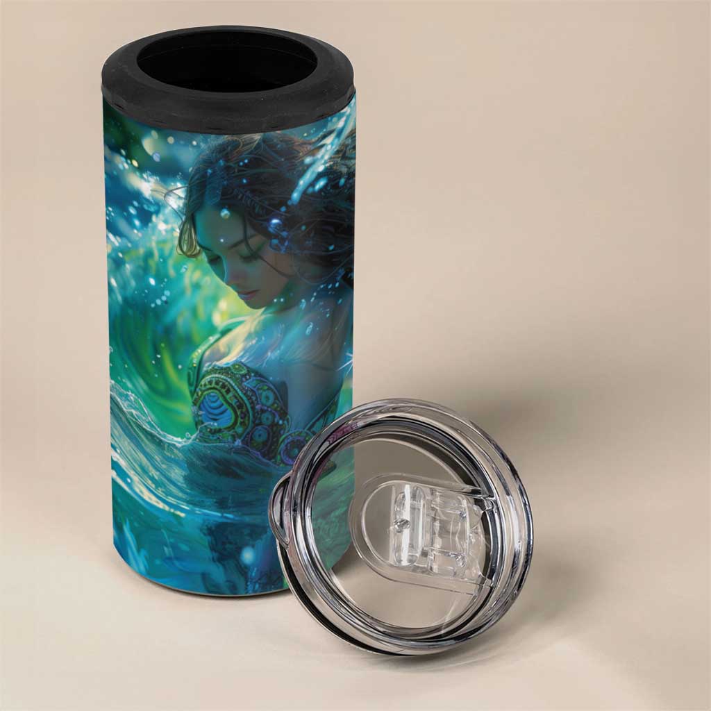New Zealand Matariki Waiti 4 in 1 Can Cooler Tumbler The Beginnings Of Life LT9 - Polynesian Pride