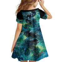 New Zealand Matariki Waiti Family Matching Summer Maxi Dress and Hawaiian Shirt The Beginnings Of Life LT9 - Polynesian Pride