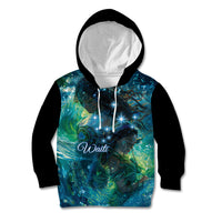 New Zealand Matariki Waiti Kid Hoodie The Beginnings Of Life LT9 Hoodie Black - Polynesian Pride