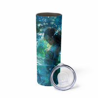 New Zealand Matariki Waiti Skinny Tumbler The Beginnings Of Life LT9 - Polynesian Pride