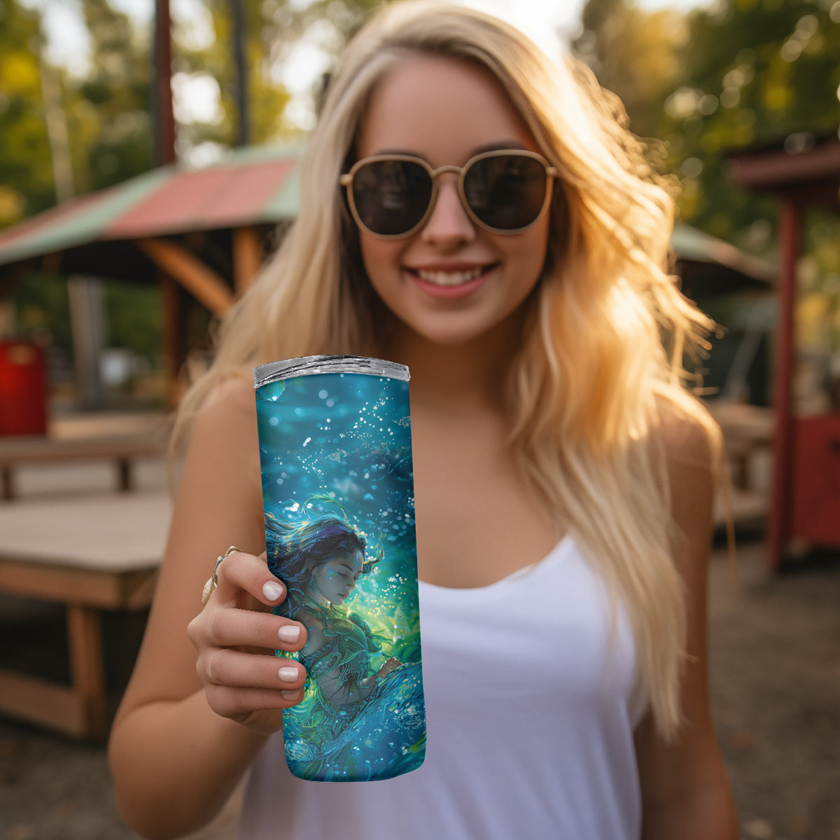 New Zealand Matariki Waiti Skinny Tumbler The Beginnings Of Life LT9 - Polynesian Pride