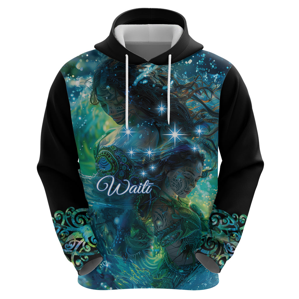 New Zealand Matariki Waiti Zip Hoodie The Beginnings Of Life LT9 - Polynesian Pride