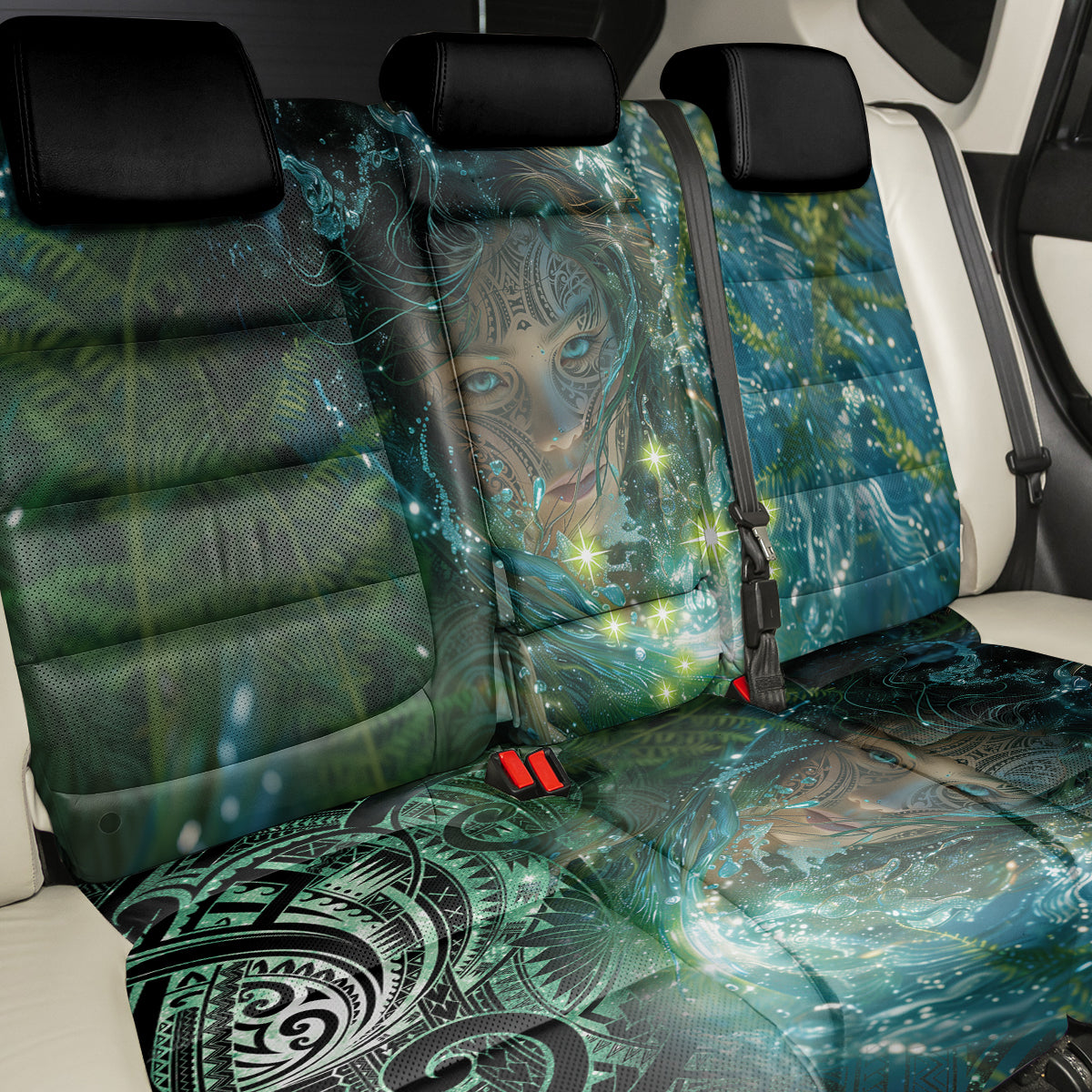 New Zealand Matariki Waiti Back Car Seat Cover Waimori and The Origin Of Life LT9 - Polynesian Pride