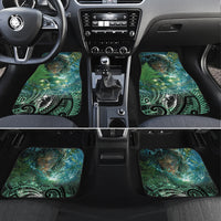 New Zealand Matariki Waiti Car Mats Waimori and The Origin Of Life LT9 Set 4pcs Black - Polynesian Pride