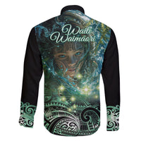 New Zealand Matariki Waiti Family Matching Off The Shoulder Long Sleeve Dress and Hawaiian Shirt Waimori and The Origin Of Life LT9 - Polynesian Pride